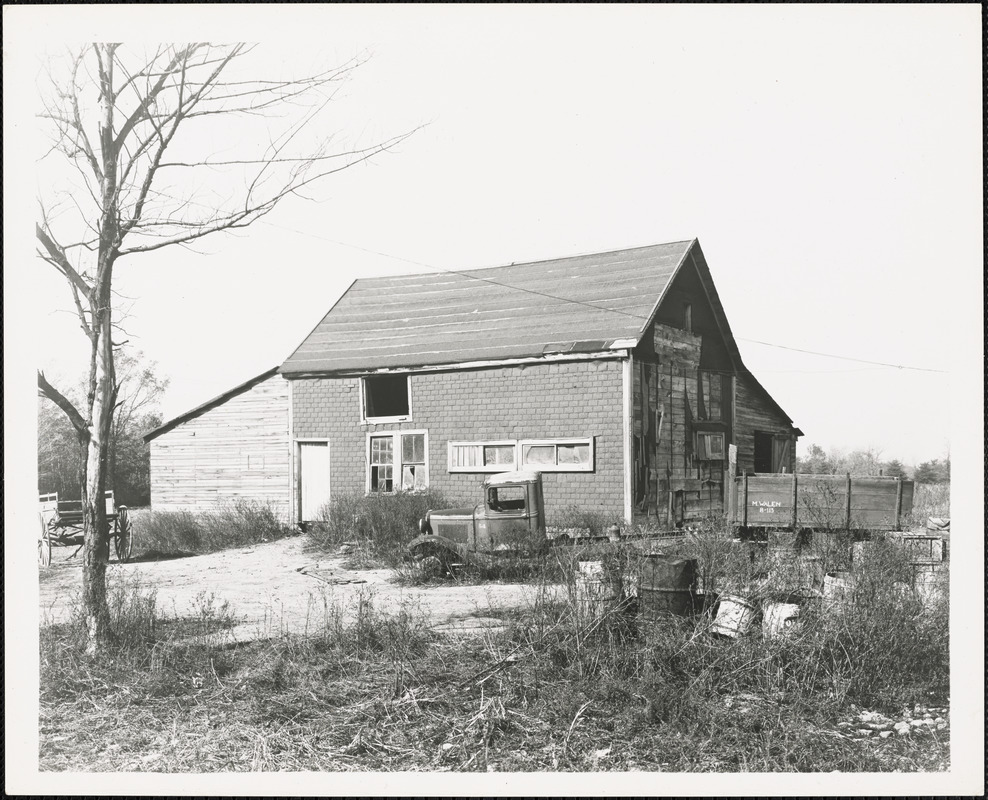 Barn with truck