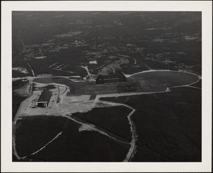 Aerial view of Naval Air Station looking North