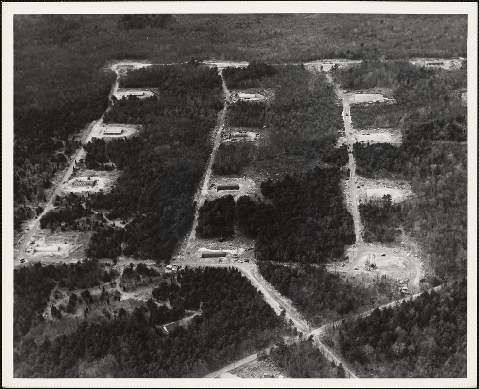 Construction Progress at Hingham Ammunition depot-annex