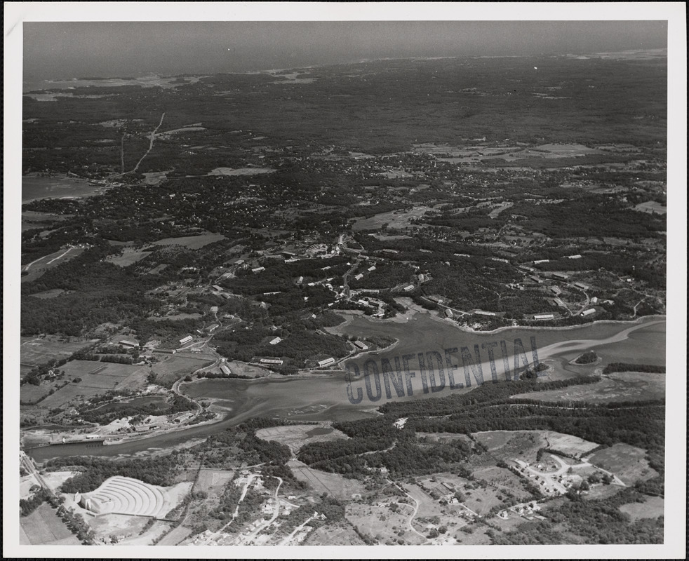 Naval Ammunition Depot, Hingham, MA from west 3,000 ft. Digital