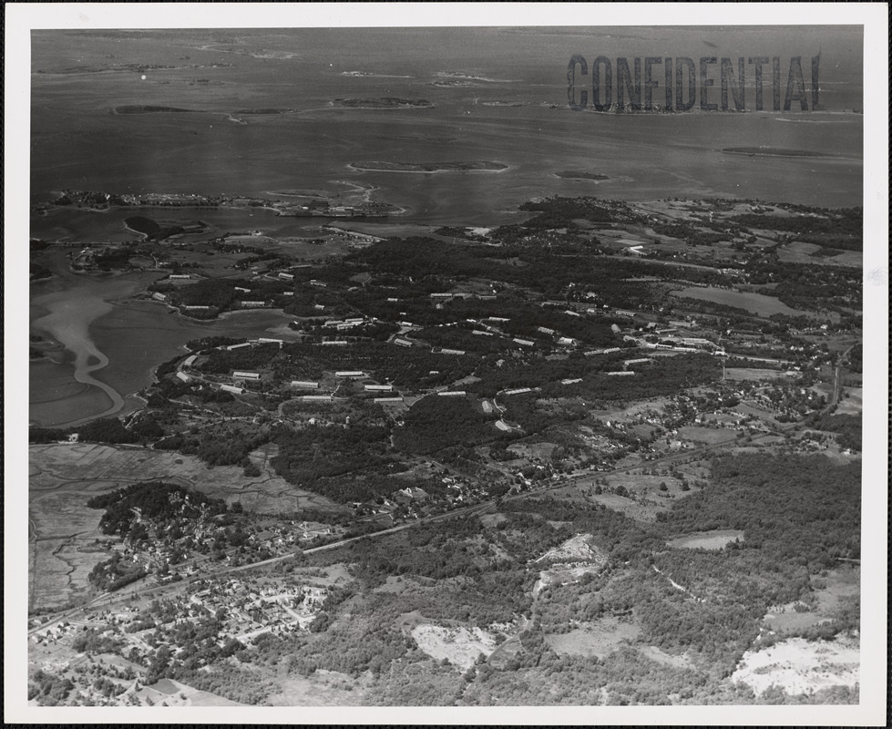 Naval Ammunition Depot, Hingham, MA from south 3,000 ft. Digital