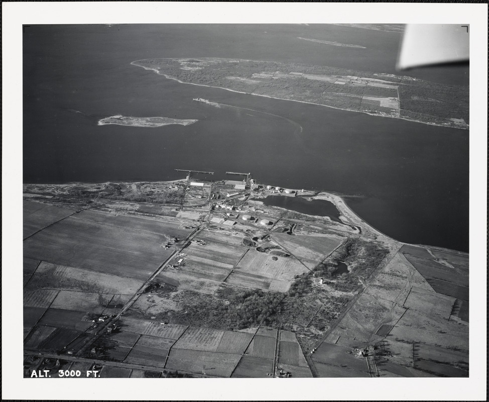 Naval Fuel Depot, Melville, RI-view from east 3000 ft