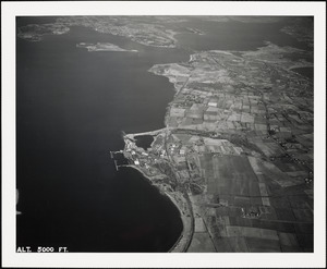 Naval Fuel Depot, Melville, RI-view from south    5000 ft