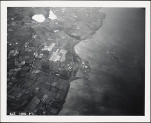 Naval Fuel Depot, Melville, RI-view from north   10000 ft