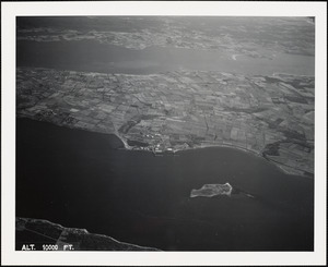 Naval Fuel Depot, Melville, RI-view from west   10000 ft