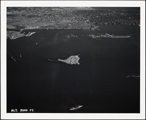 Rose Island, Newport, RI view from west 5000 ft