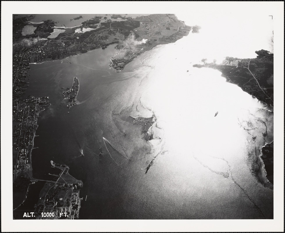 Rose Island, Newport, RI view from north 10000 ft