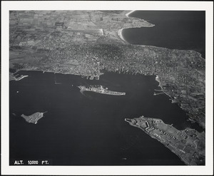 Goat Island, Newport, RI-view from west 10000 ft