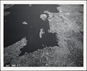 Goat Island, Newport, RI-view from south 10000 ft