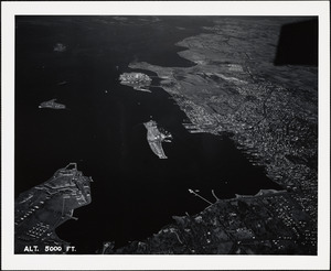 Goat Island, Newport, RI-view from south 5000 ft