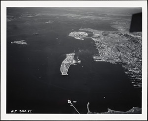 Goat Island, Newport, RI-view from south 3000 ft