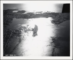 Goat Island, Newport, RI-view from north 3000 ft