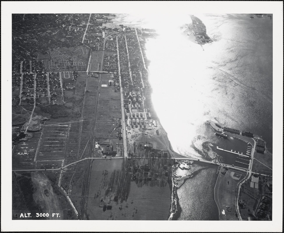 U.S. Naval Hospital, Newport, RI-view from north 3000 ft.