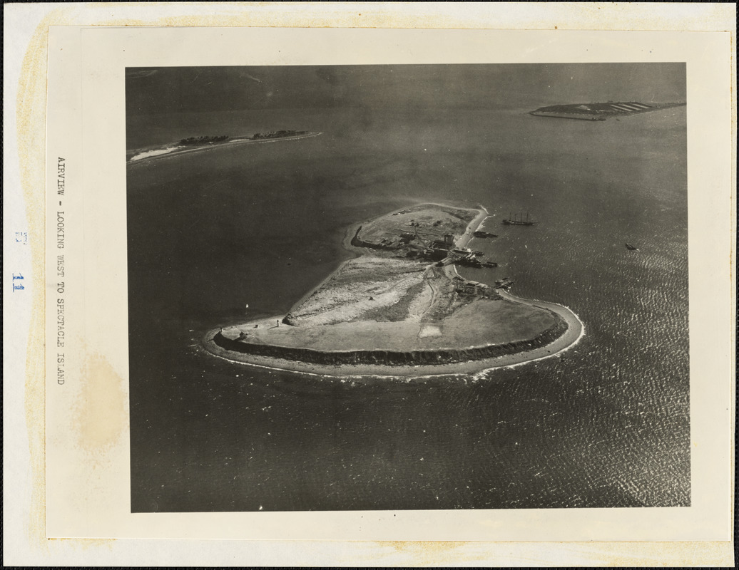 Airview- Looking West to Spectacle Island
