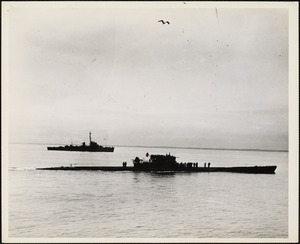 U 805 Captured German U Boat Brought into Portsmouth, NH