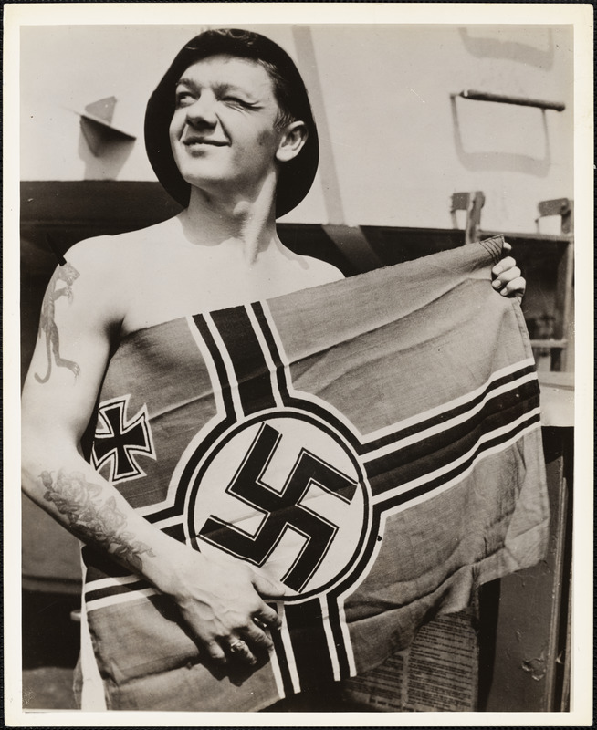 Captured Nazi Flag from U-805