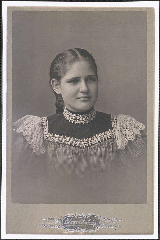Annie W. Baker as a young woman