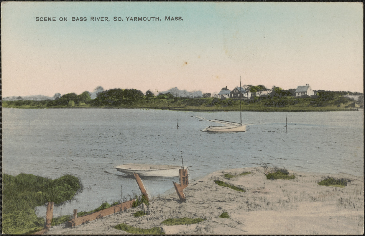 Scene on Bass River, South Yarmouth, Mass. Digital Commonwealth