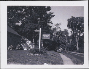 Nickerson Lane, Old King's Highway, Yarmouth Port, Mass.