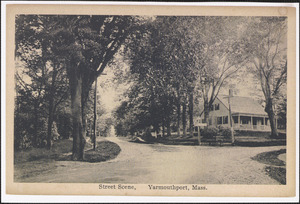 Street scene, 209 Old King's Highway at the corner of Summer Street, Yarmouthport, Mass.