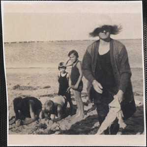 Schirmer Family on Englewood Beach, West Yarmouth, Mass.