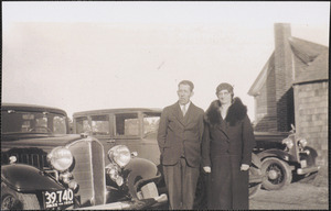 Mr. and Mrs. Ernie Baker visiting the Schirmers