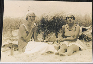 Doris Schirmer and Louise Schirmer Lawson at yacht club picnic