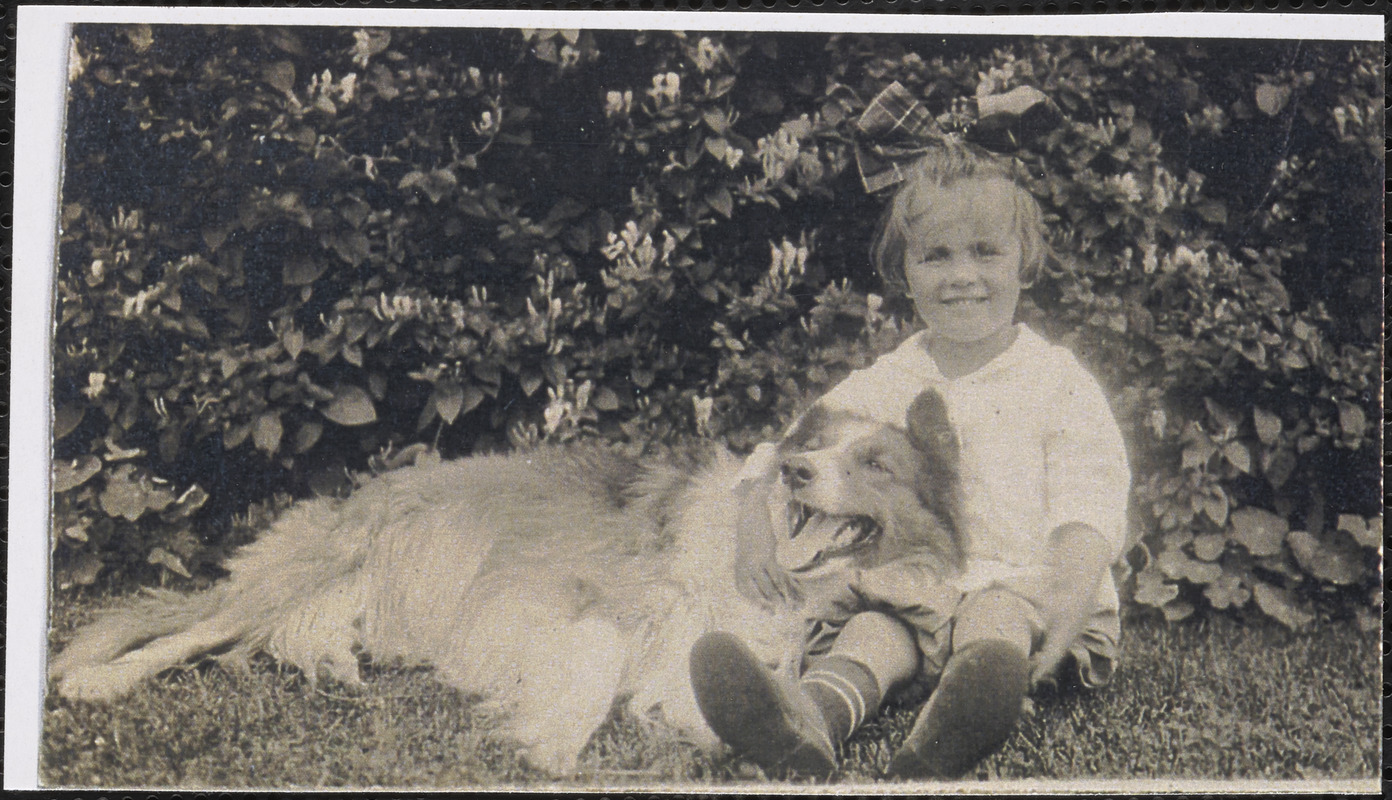 Doris Schirmer and dog