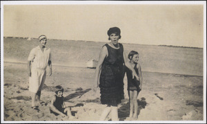 Helen (Chandler) Schirmer with Doris Schirmer behind her