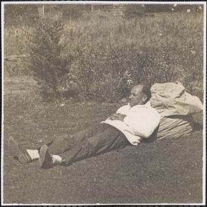 Unidentified man reclining