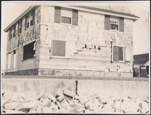 Hurricane damage in West Yarmouth, 1944