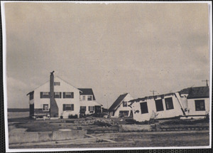 Hurricane damage in West Yarmouth, 1944