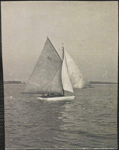 Sailing on Lewis Bay in West Yarmouth, Mass.