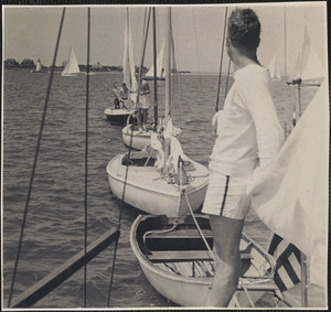 Sailboats on Lewis Bay