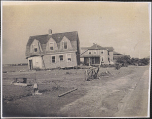 Shore Road, West Yarmouth, Mass. after the 1944 Hurricane
