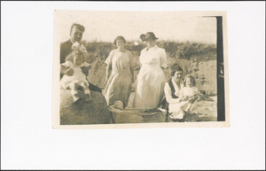 Johnson family at South Sea Avenue beach