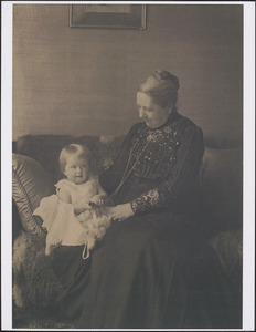 Mrs. Martha (Bray) Thacher and grandchild