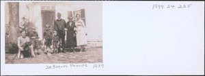Reverend Dr. ZeBarney Phillips with his wife Sallie H. Winston, Guido, and Faith Perera with three sons