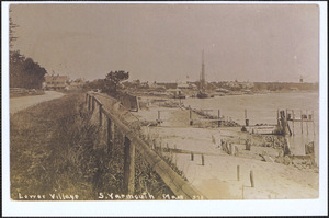 Lower Village, South Yarmouth, Mass. with view of Bass River
