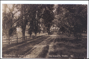Center Street, Yarmouth Port, Mass., looking north