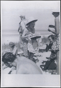 Mary Thacher at Dennis Beach
