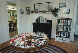 Cape Cod room with magazines, South Yarmouth Library