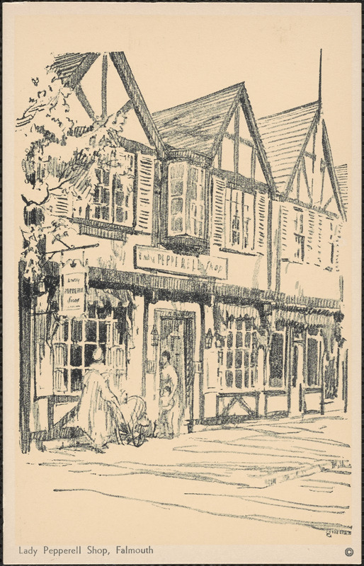 Lady Pepperell Shop, Falmouth, Mass. Digital Commonwealth