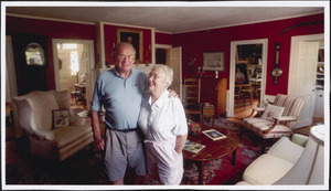 Cliff and Nina Cosgrove at their home, 152 Thacher Shore Rd., Yarmouth Port, Mass.