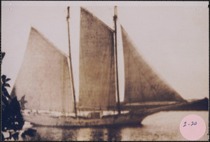 Packet ship David K. Akin leaving Bass River