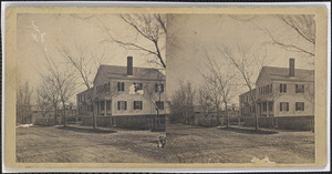 Bank and Crowell house, 1st National Bank, Yarmouth Port, Mass.