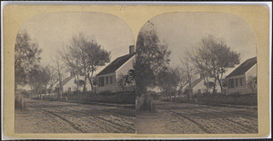 Captain Thomas Matthews House on right, 191 Old King's Highway