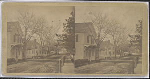 From Isaac Taylor's shop to looking as far down as Edward Thacher's House at 209 Old King's Highway, Yarmouth Port, Mass.