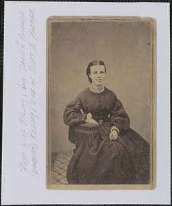 Rose Wing Kelley, daughter of David and Phebe (Dudley) Kelley and wife of Silas B. Parker