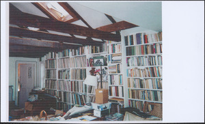 Edward Gorey's book collection at 8 Strawberry Lane, Yarmouth Port, Mass.